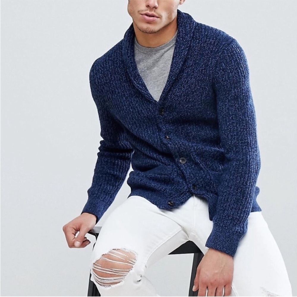 Abercrombie & Fitch Cardigan Cable Knit Sweater